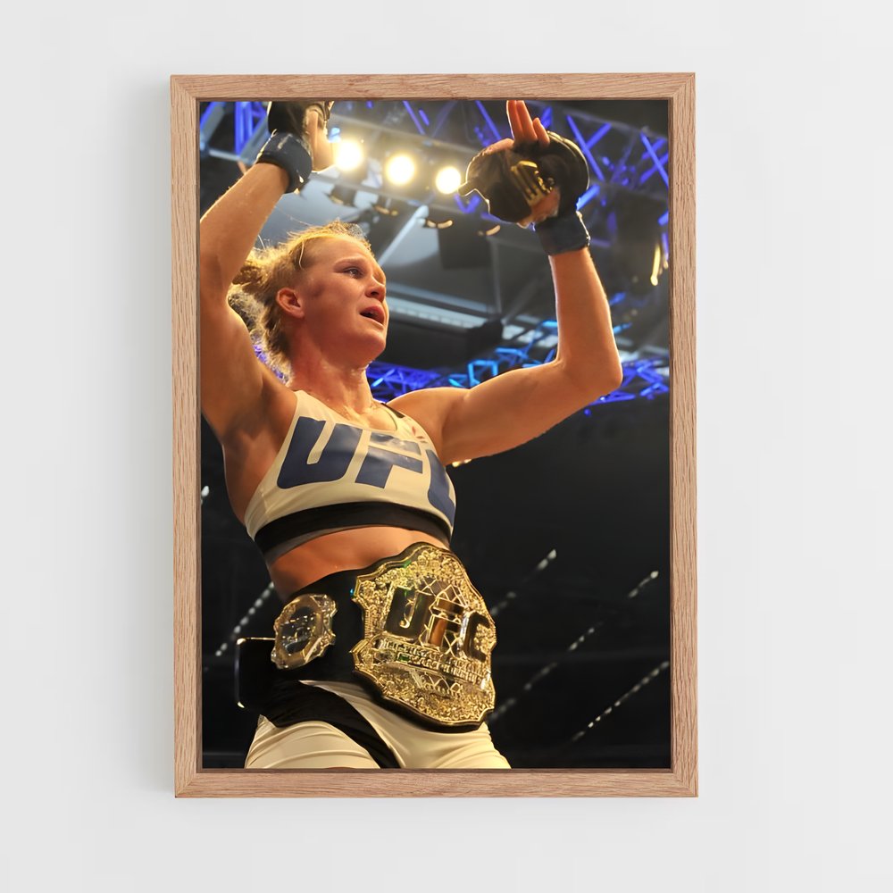 Poster Holly holm – affiche MMA (vue 4)